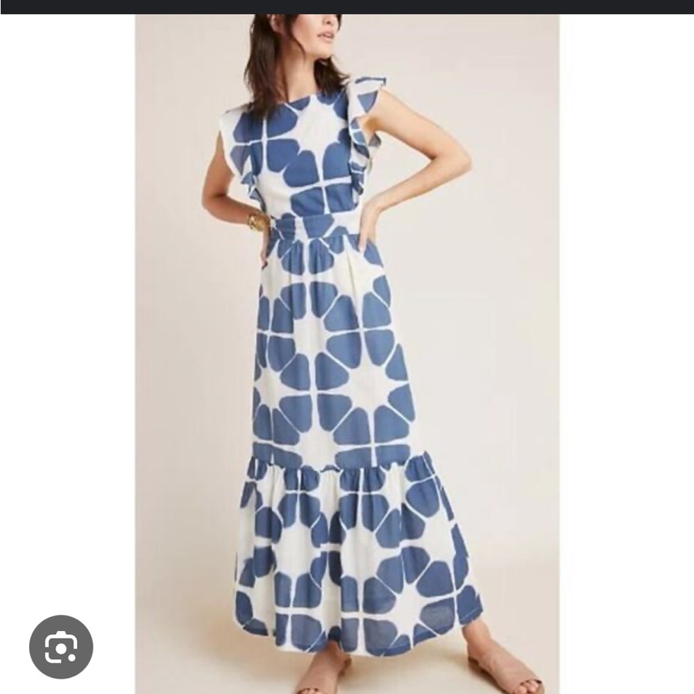 The Odells Seville Ruffle Maxi Dress
